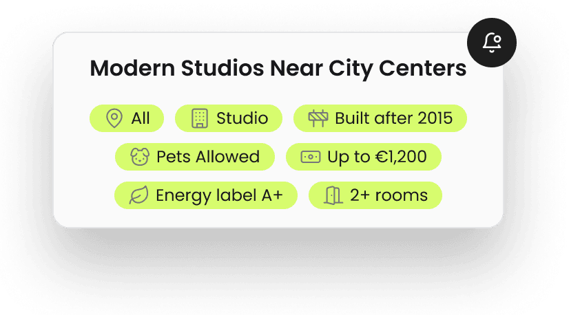Notification d’alerte de recherche Luntero Pro