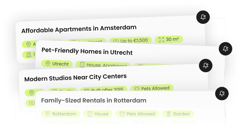 Notification d’alerte de recherche Luntero Pro