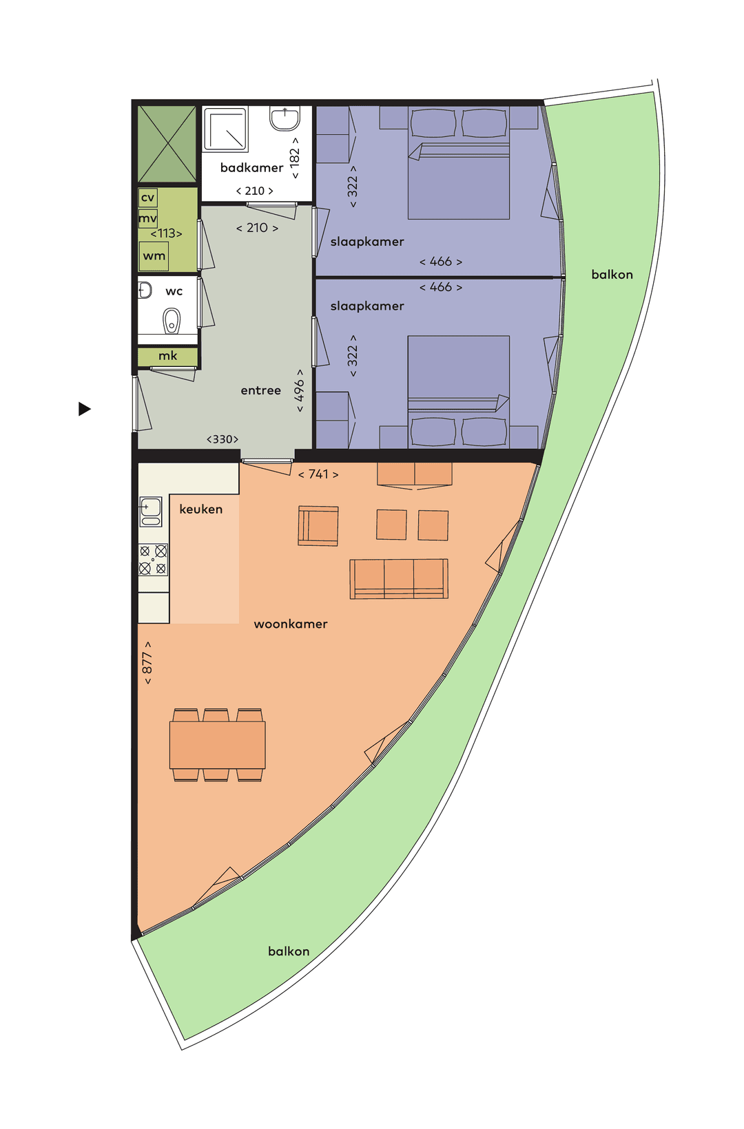 Appartement Spijkerboorweg 118, Haarlem - Te Huur