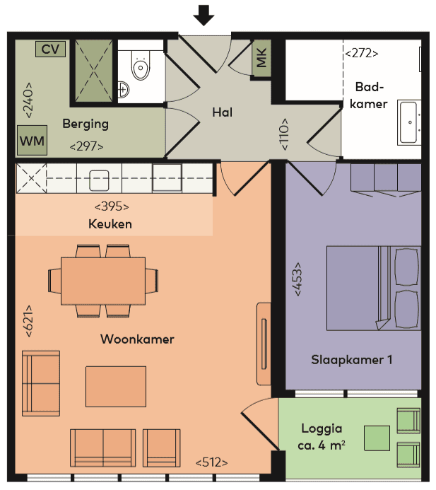 Appartement Betaplein 142, Leiden - Te Huur