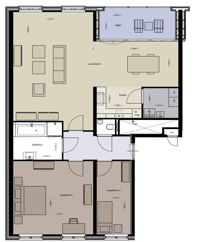Appartement Hart Van Brabantlaan 62, Tilburg - Te Huur