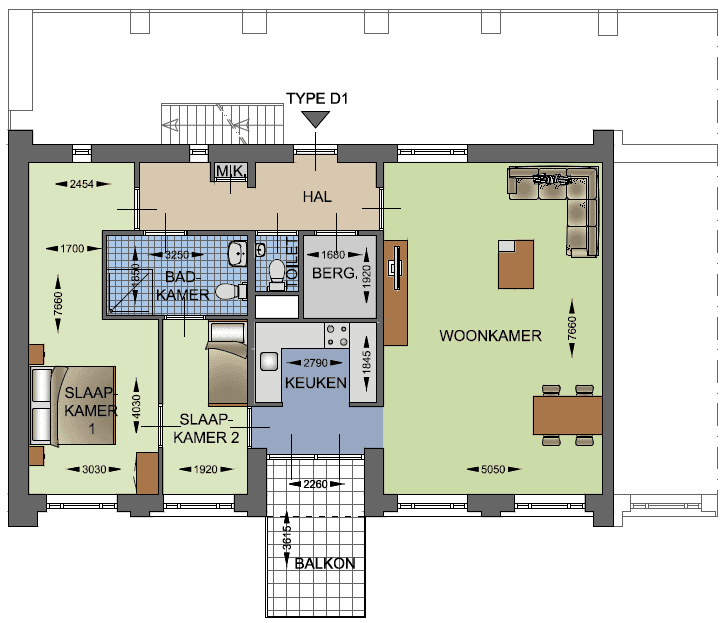Appartement Tyrellsestraat, Vaals - Te Huur
