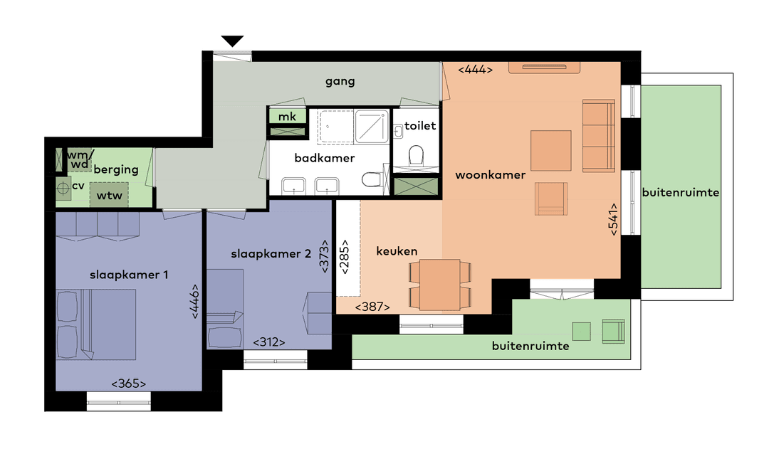 Apartment Brinklaan 138 B 15, Bussum - Zu Vermieten