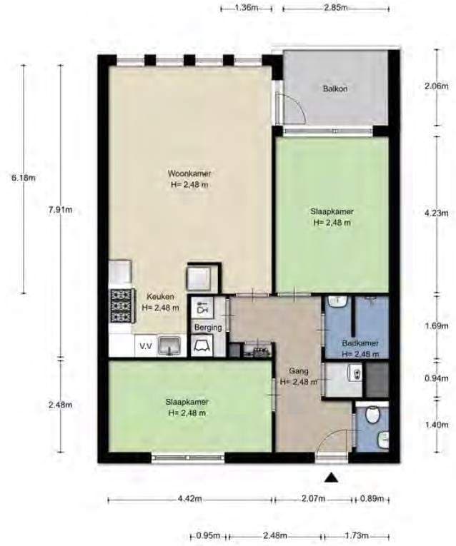 Teppichfreies Apartment De Schutspatroon, Amersfoort - Zu Vermieten