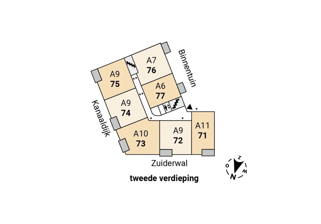 Rocamadour 74, Purmerend - 3-Zimmer-Wohnung