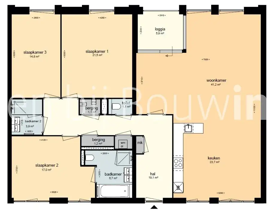 Wohnung Vredenburgplein 6, Utrecht - 4-Zimmer, 157 m²