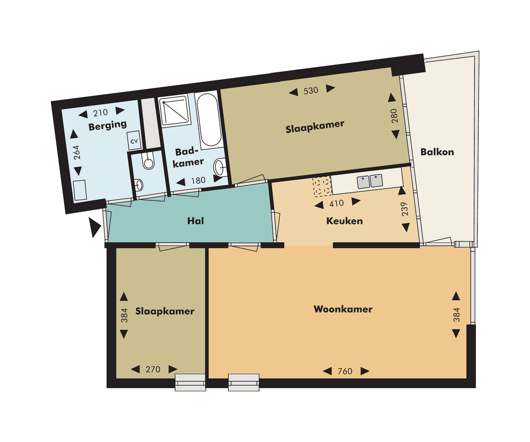 Appartement Clazina Kouwenbergzoom 222, Rotterdam - Te Huur