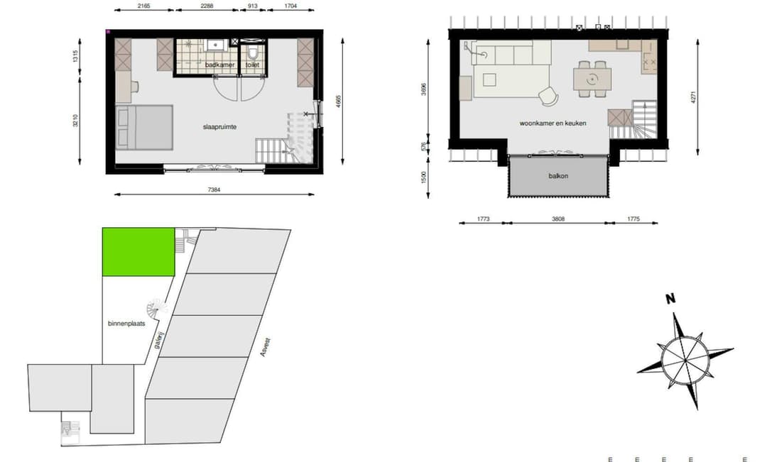 Duplex Appartement Asvest, Delft - Te Huur