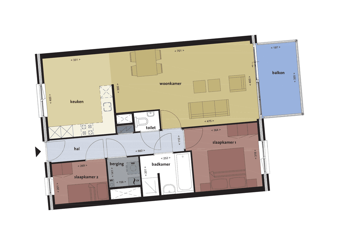 Appartement Hoge Rijndijk 1 26, Woerden - Te Huur