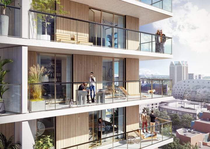 Appartement de 3 pièces Blaak, Rotterdam - À louer