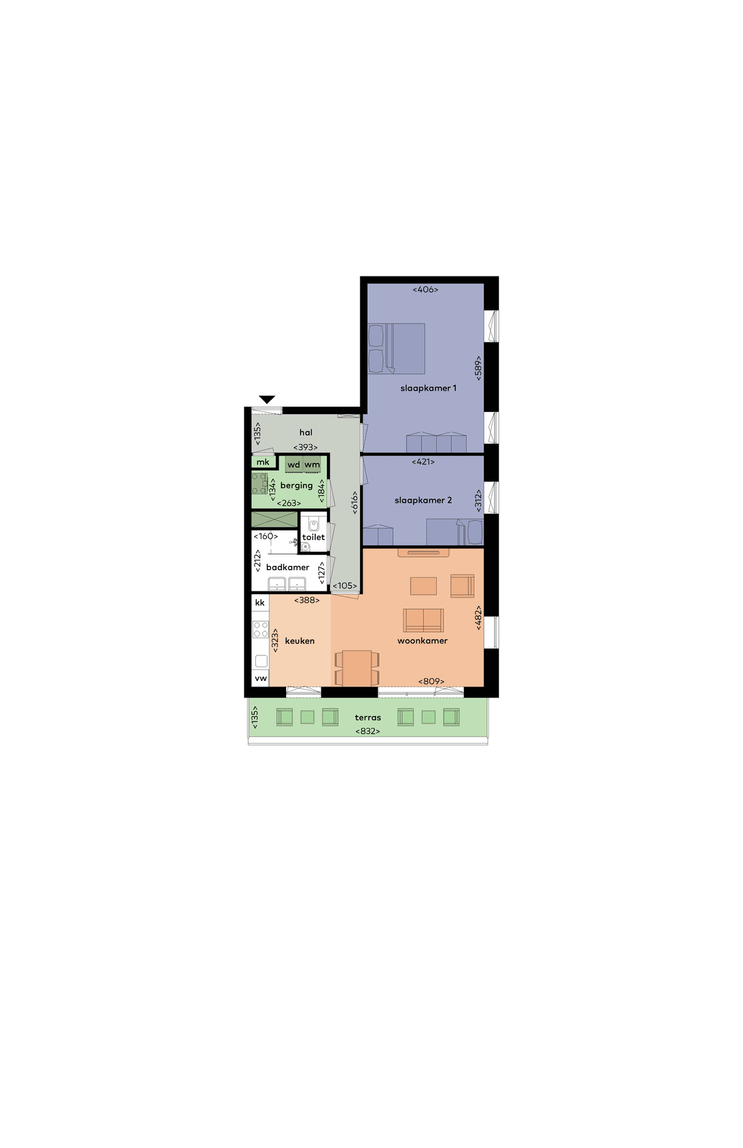 Appartement Punt Sniep 402, Diemen - Te Huur