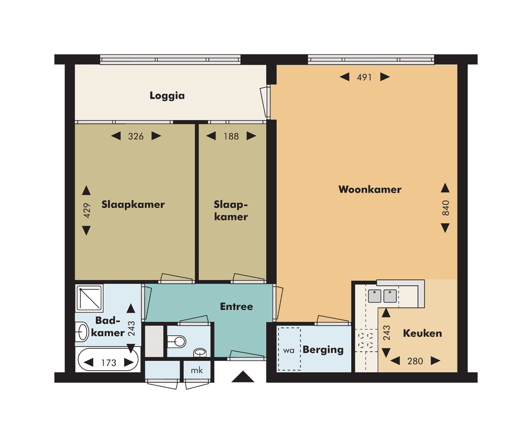 Appartement Schoolstraat 205 Tilburg - Te Huur
