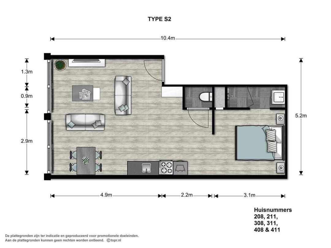 Flat Markt 311, Hengelo - For Rent
