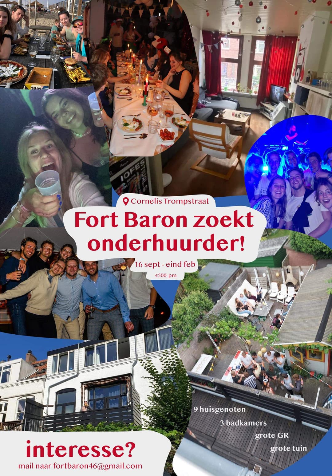 Gemeubileerde Kamer Cornelis Trompstraat, Delft - Te Huur