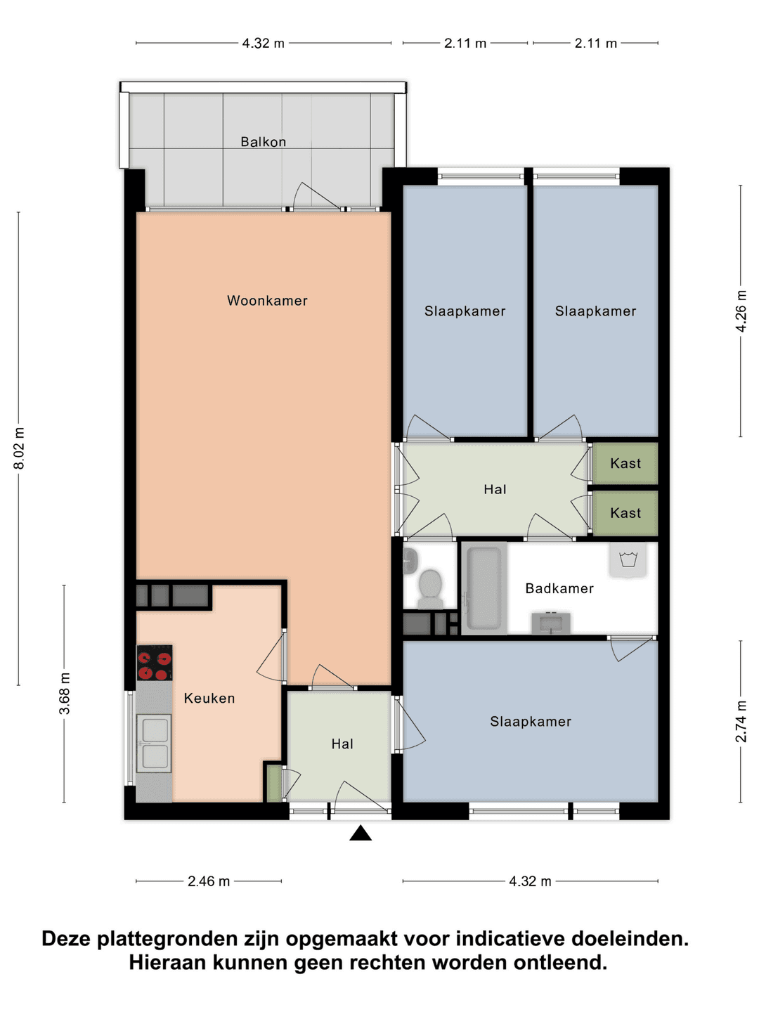 Appartement Planciusplantsoen, Voorschoten - Te huur