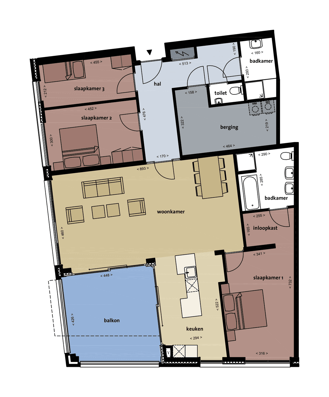 Appartement Windjammerdijk 8, Amsterdam - Te Huur