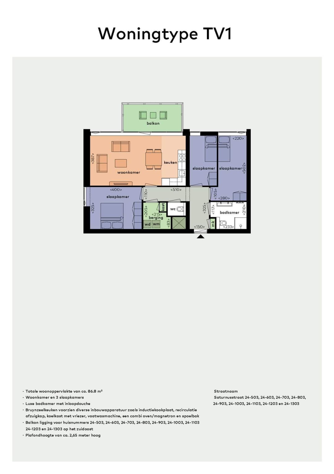 Apartment Saturnusstraat 24, 's-Gravenhage - For Rent