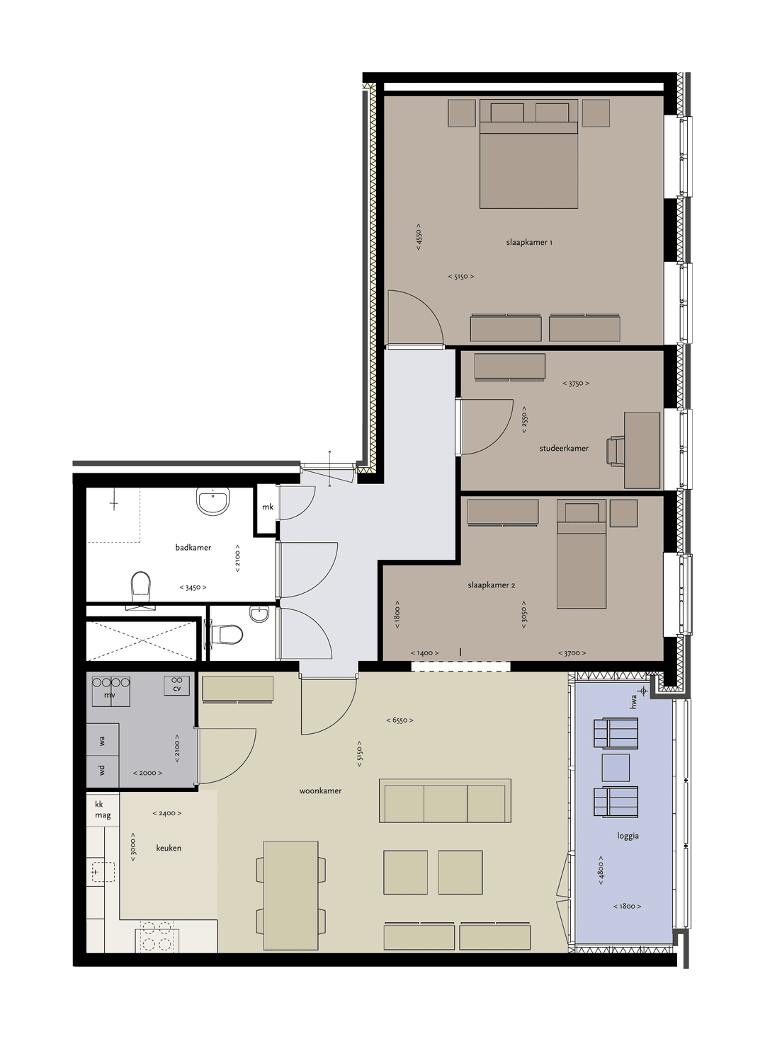 Appartement Buxusplaats 45, Tilburg - Te Huur