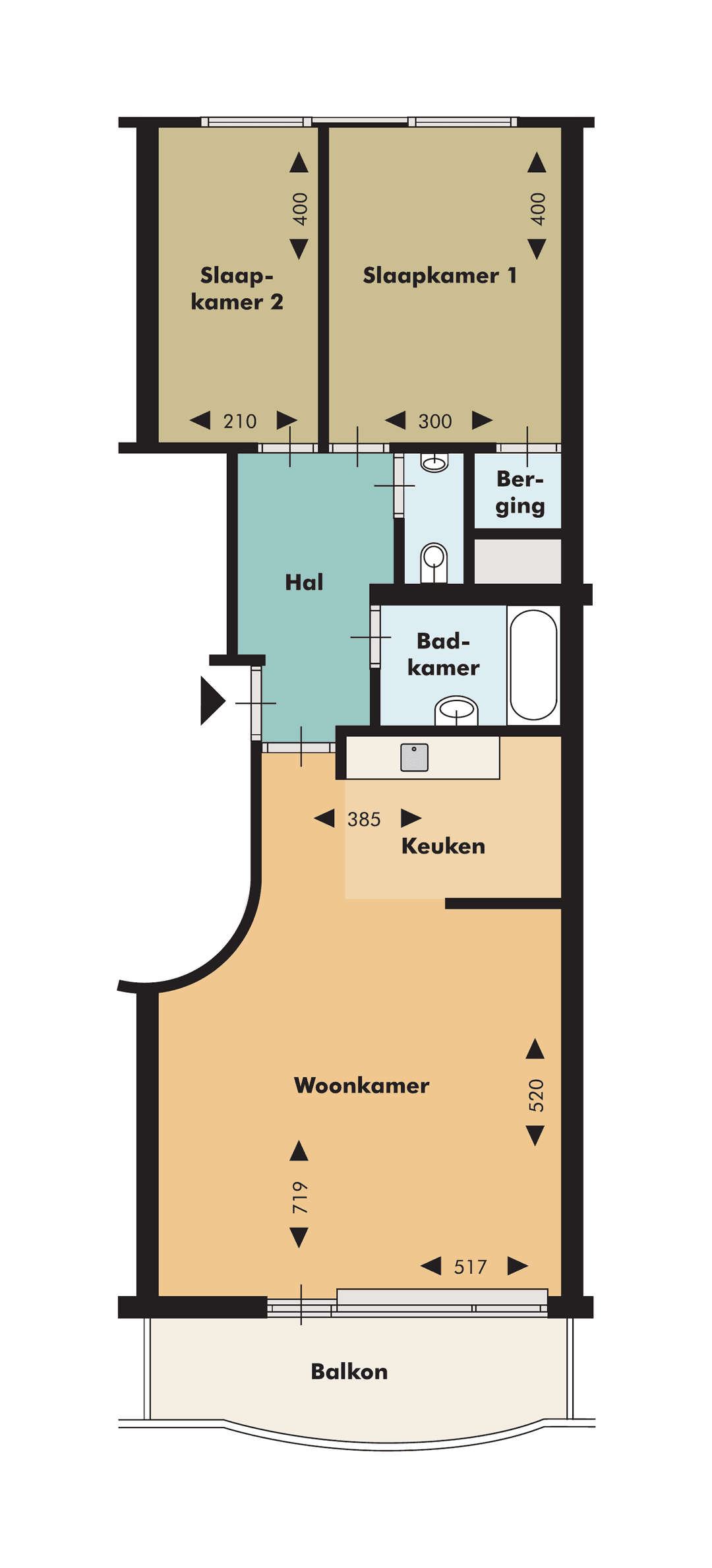 Appartement Linker Rottekade 434, Rotterdam - Te Huur