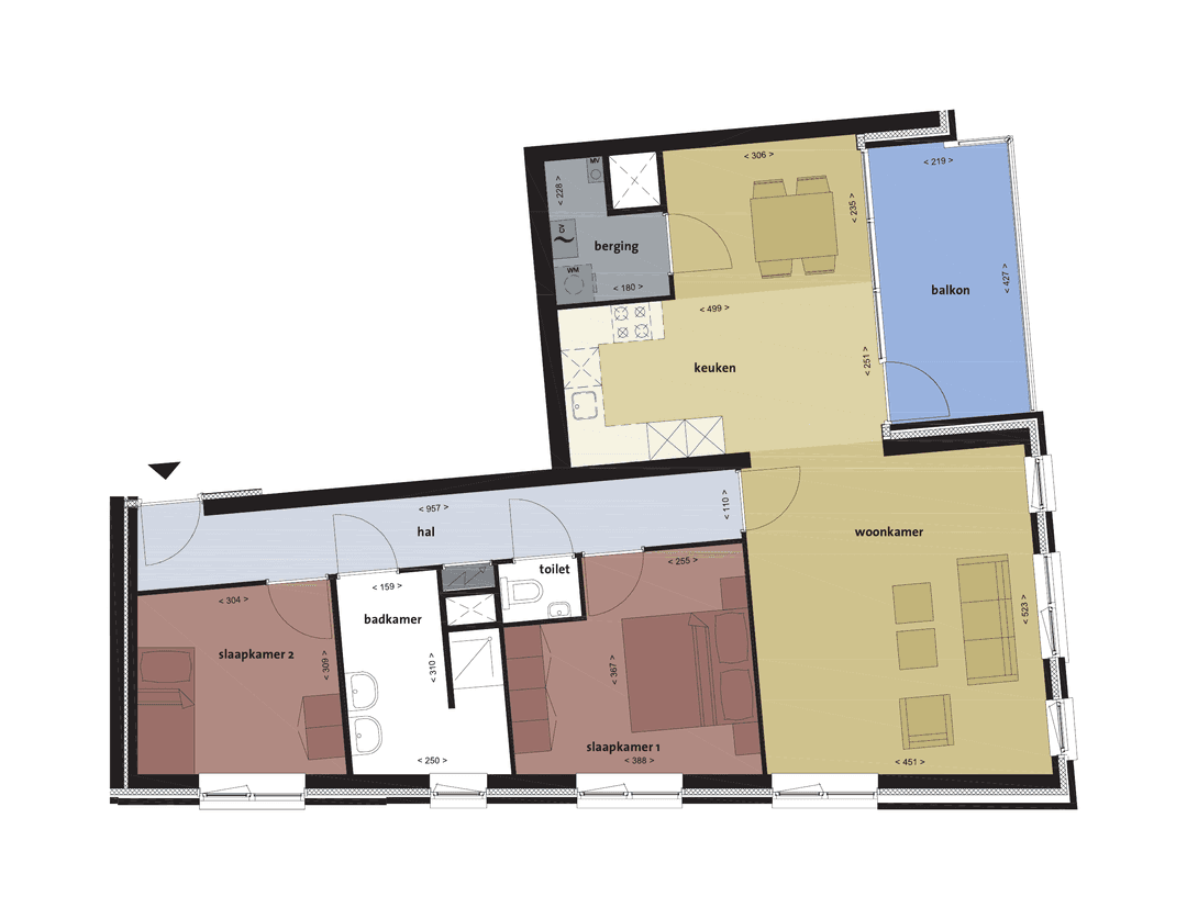 Appartement Hoge Rijndijk 1 61, Woerden - Te Huur