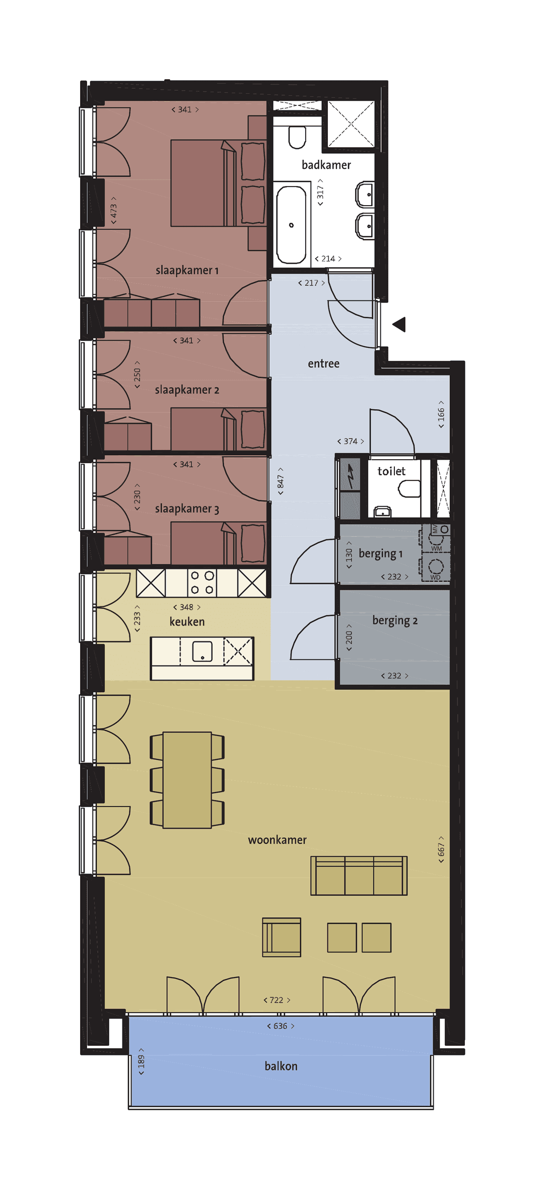 Appartement Daguerrestraat 153, Amsterdam - Te Huur