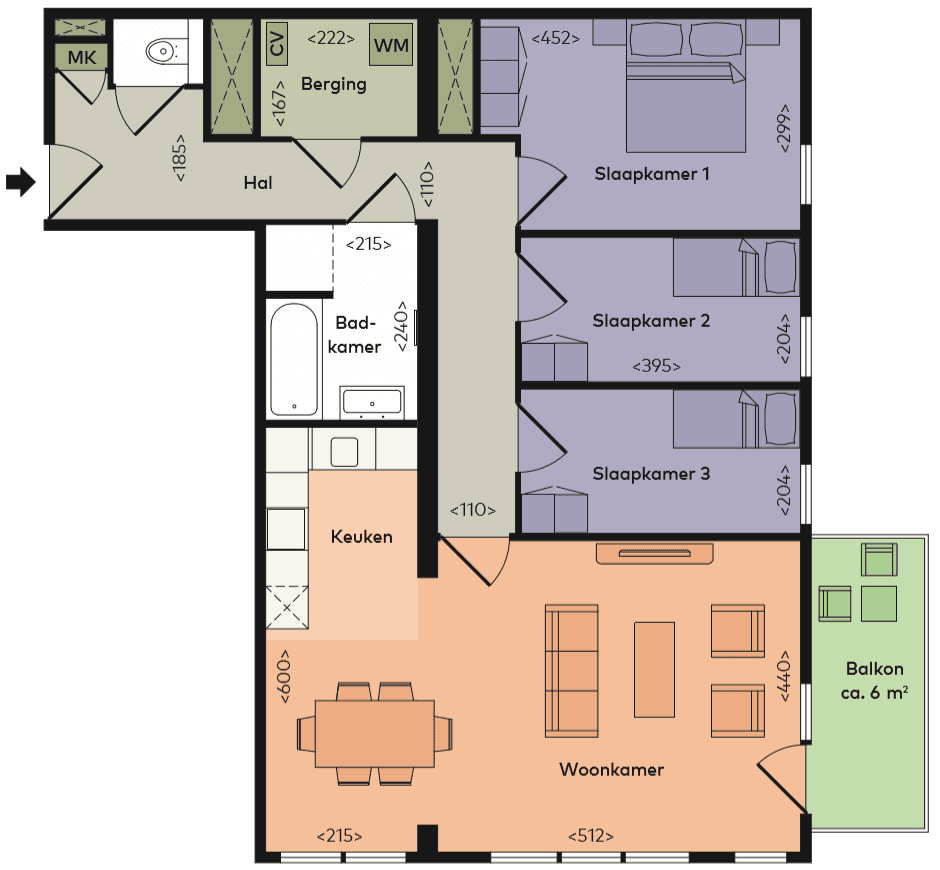 Appartement Betaplein 272, Leiden - Te Huur