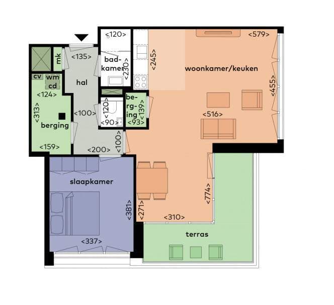 Appartement Joan Muyskenweg 6 G6, Amsterdam - Te Huur