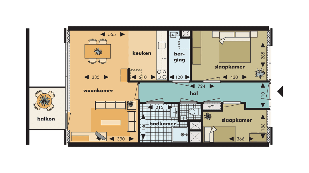 Appartement Haendelplein 141, Nieuw-Vennep - Te Huur