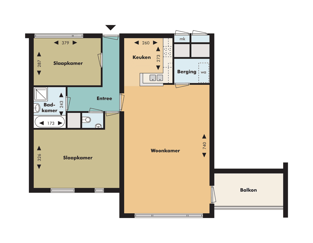 Appartement Schouwburgring 477 Tilburg - Te Huur