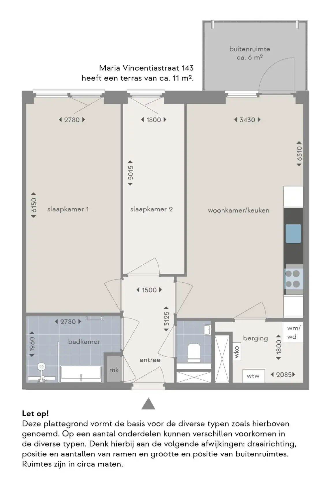 Maria Vincentiastraat 171, Delft — 3-Zimmer-Wohnung