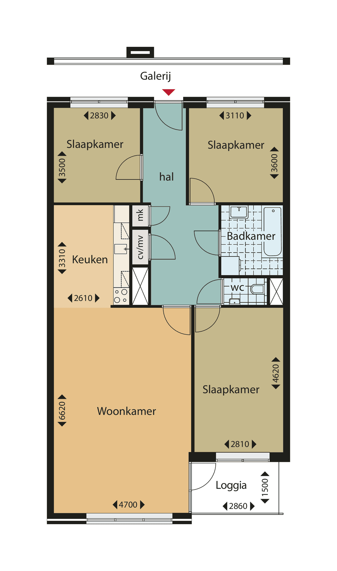 Appartement Slachthuisstraat 77, 's-Gravenhage - Te Huur