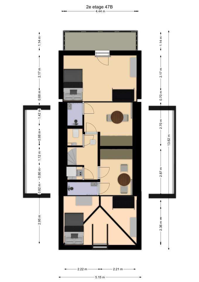 Studio Carnisselaan, Rotterdam – Furnished Room (24 m²)