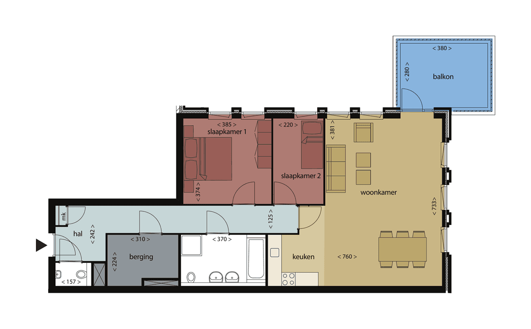 Apartamento Terheijdenstraat 14, Breda - Drie Hoefijzers