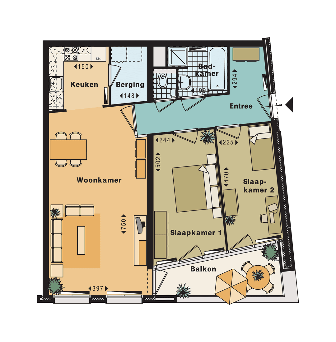 Mosalunet 156 C, Maastricht - Apartamento en alquiler