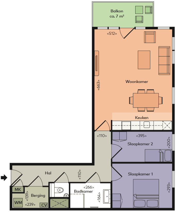 Appartement Betaplein 258, Leiden - Te Huur