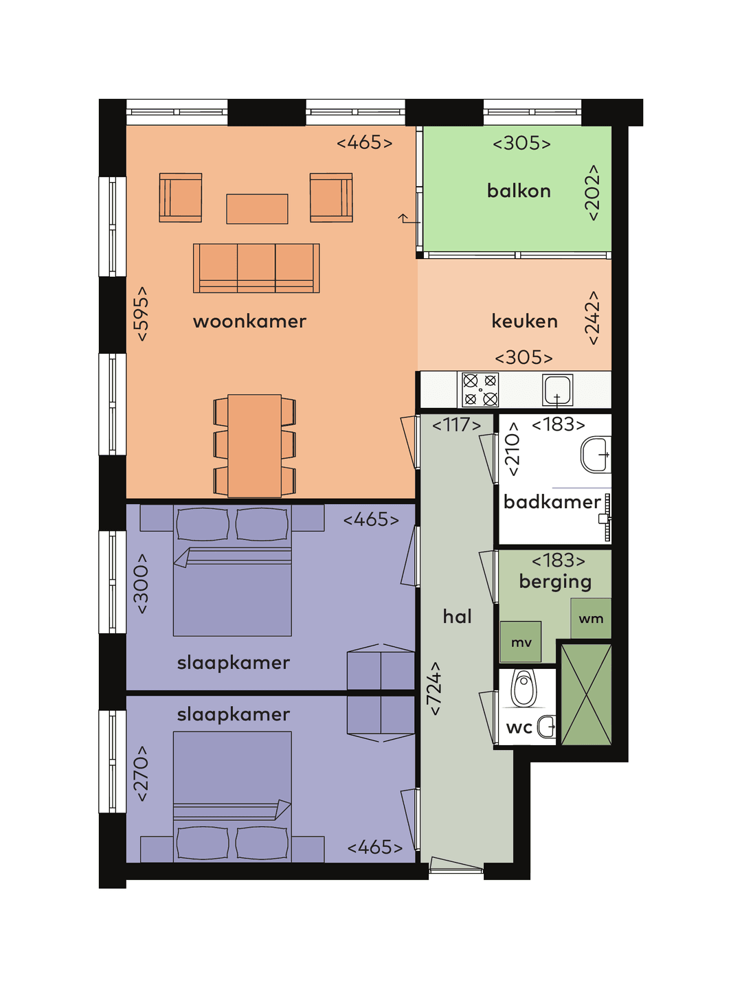 Appartement Wolbrantskerkweg 94 E, Amsterdam - Te Huur