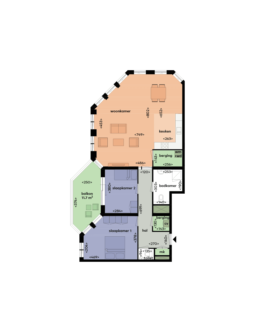 Apartamento Grauwaartsingel, Utrecht - Alquiler