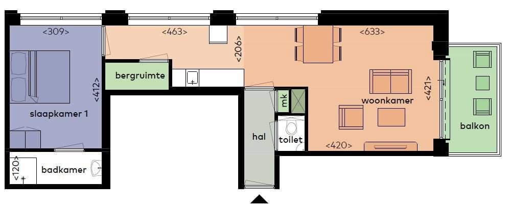 Apartment Noordzeelaan 32 A, Zwolle - For Rent