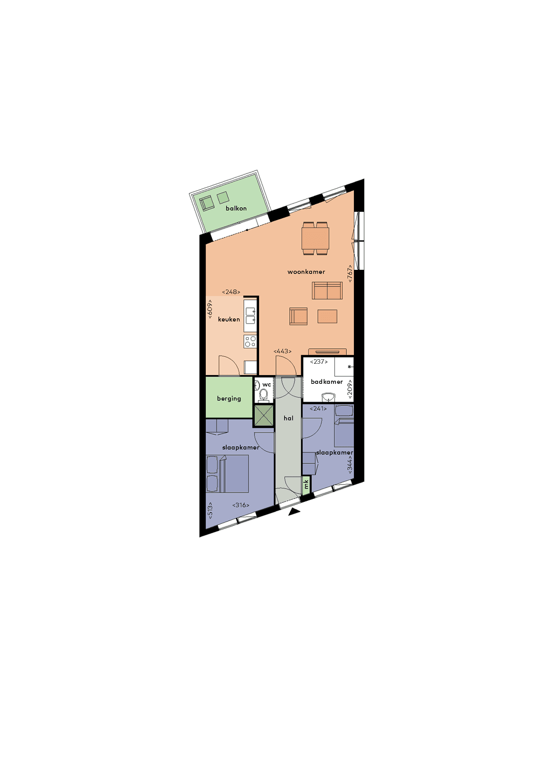 Appartement Westerdok 68, Amsterdam - Te Huur