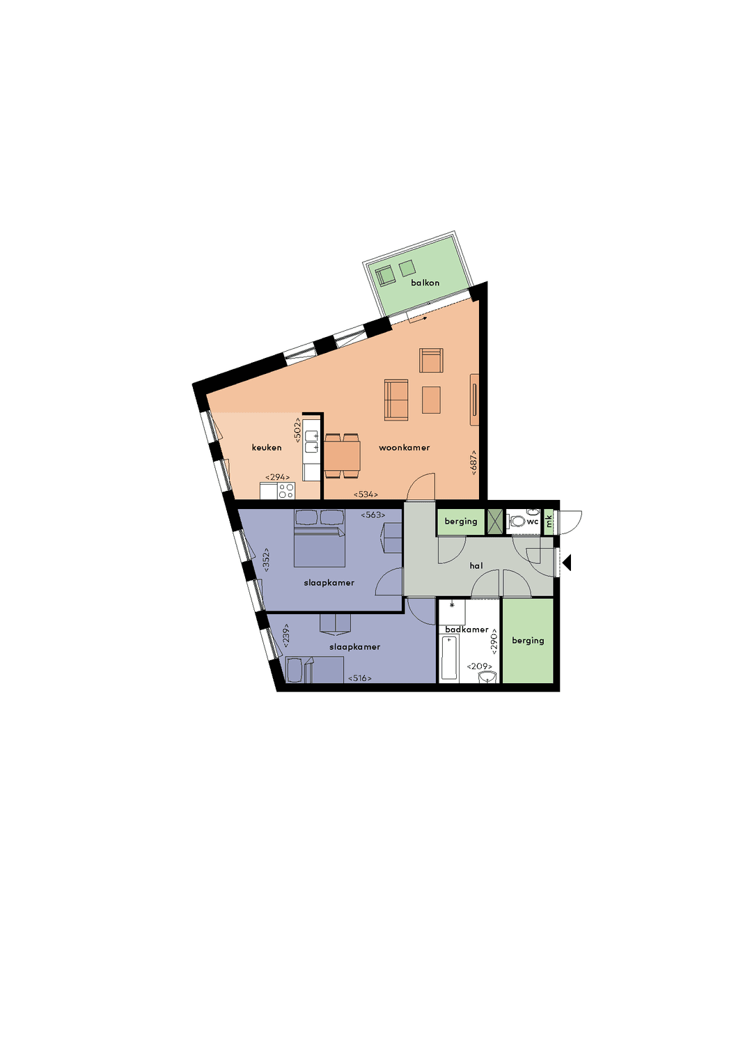 Wohnung Westerdok 200, Amsterdam - Zu vermieten