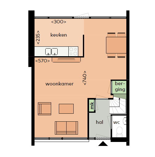 Brik 15, Hoorn - Te Huur