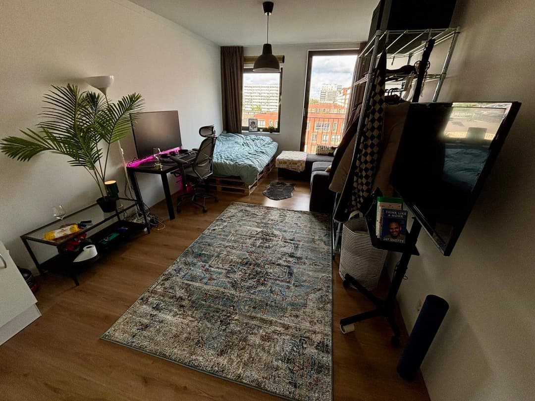 Furnished Studio for Rent, Elizabeth Cady Stantonplein, Amsterdam