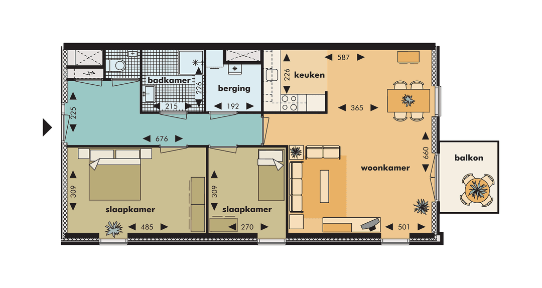 Appartement Haendelplein 163, Nieuw-Vennep - Te Huur