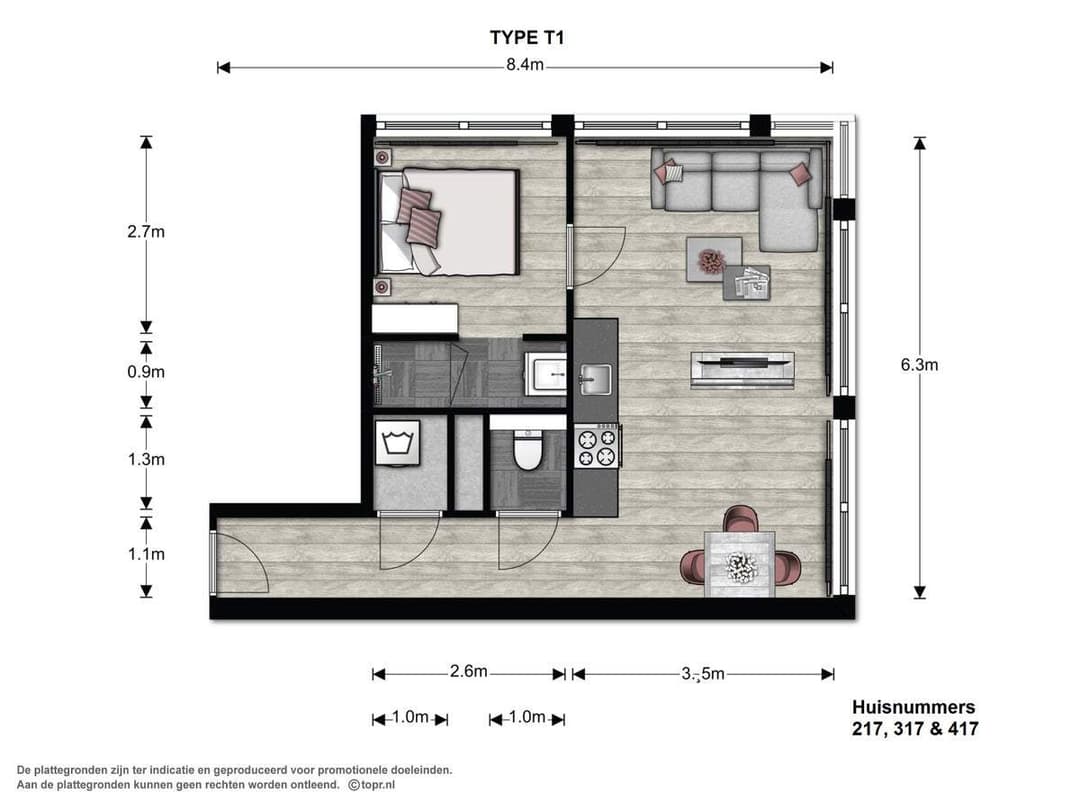 Appartement Markt 217, Hengelo - Te Huur