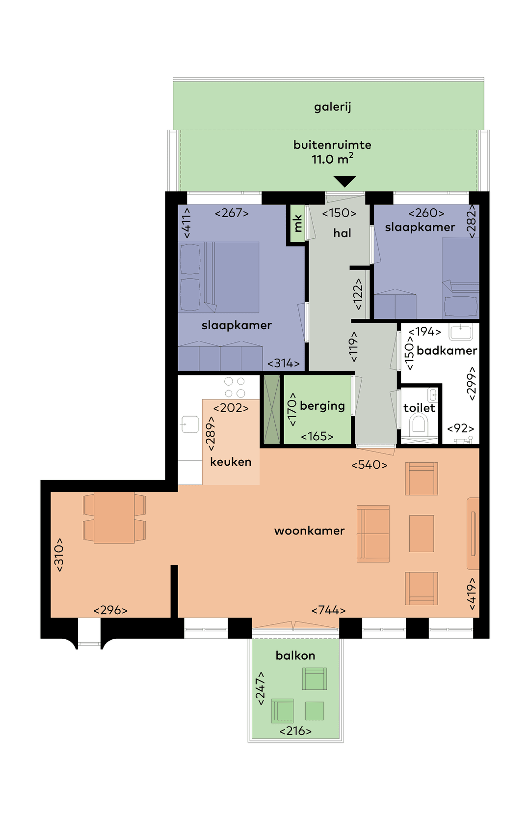 Appartement Toxopeusstraat 192, Groningen - Te Huur