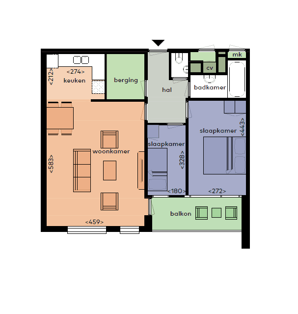 Appartement Erasmusdomein 100 C, Maastricht - Te Huur