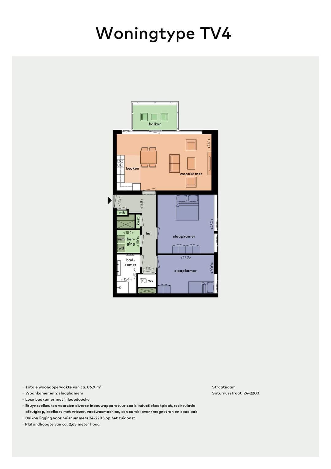 Appartement à Saturnusstraat, La Haye - À Louer