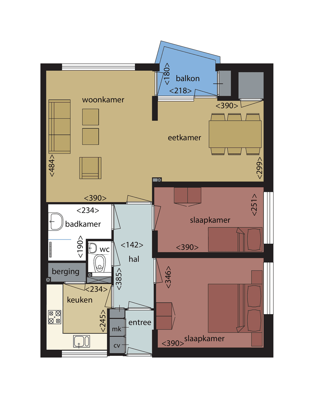 Appartement De Boelelaan 685, Amsterdam - Te Huur