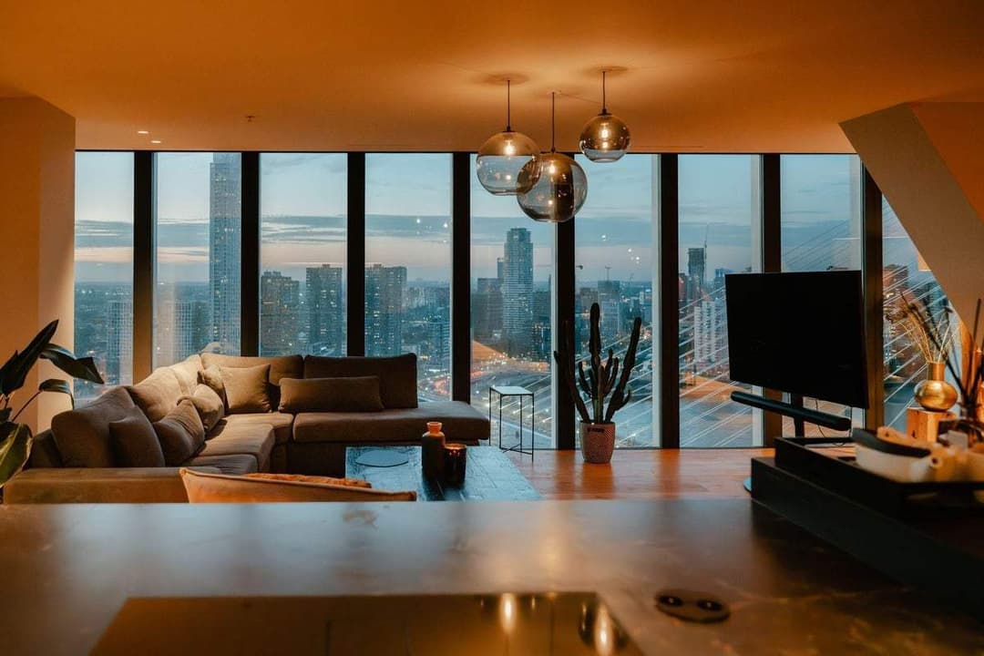 Appartement Wilhelminakade, Kop van Zuid, Rotterdam - Te huur