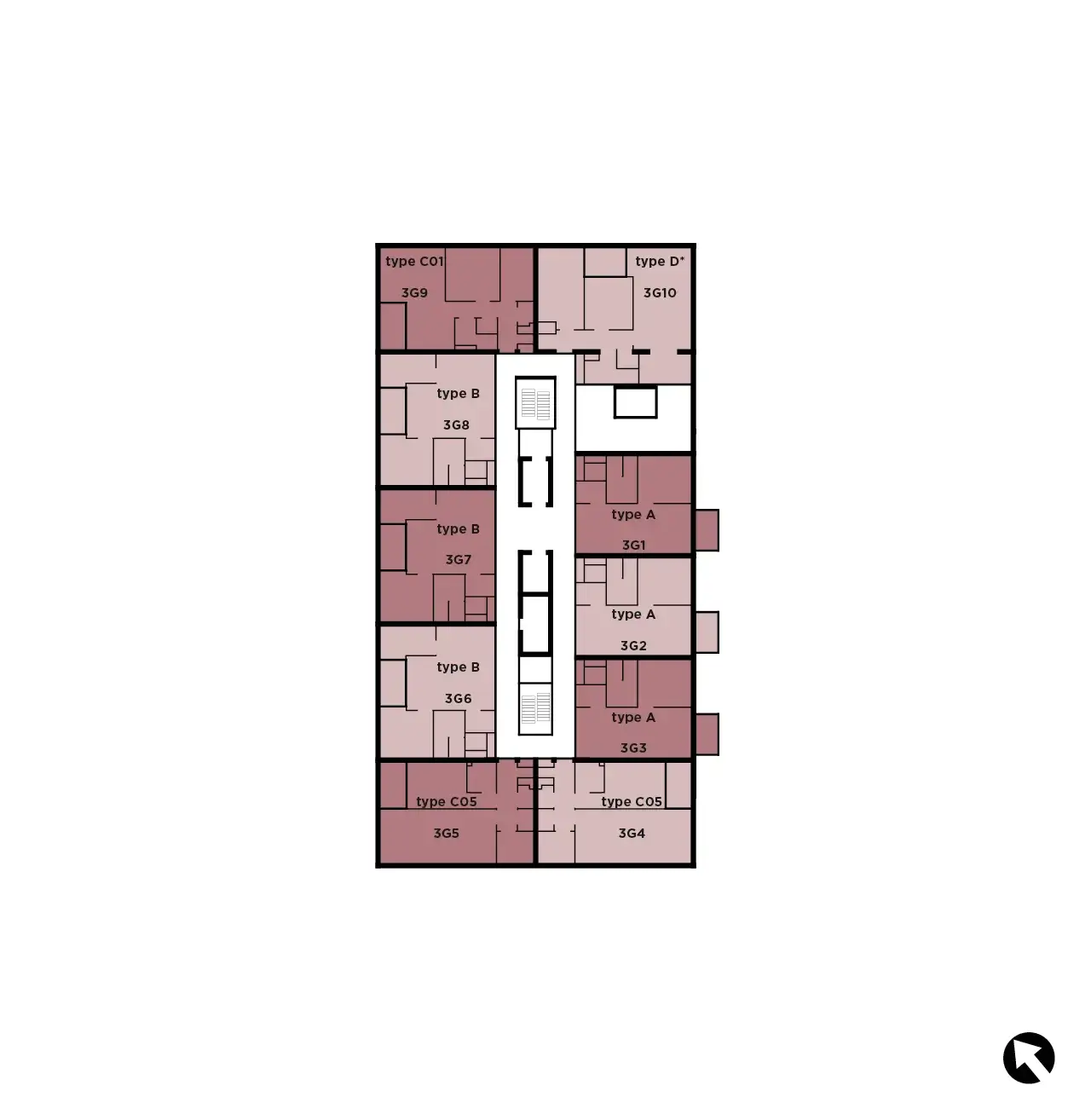 Kraanspoor 3-G4, Amsterdam - 2-Zimmer-Wohnung